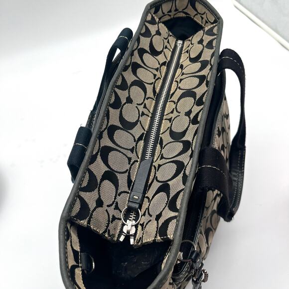 COACH VINTAGE Y2K Signature Jacquard Shoulder Bag, Large Tote - Picture 5 of 15